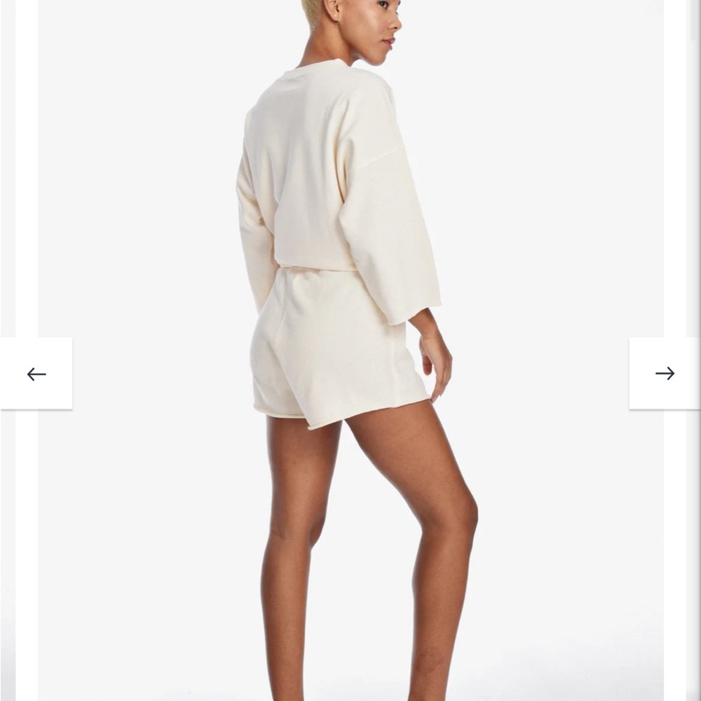 Women's Cream Lounge Short Set - Unbranded - Picture 2 of 3